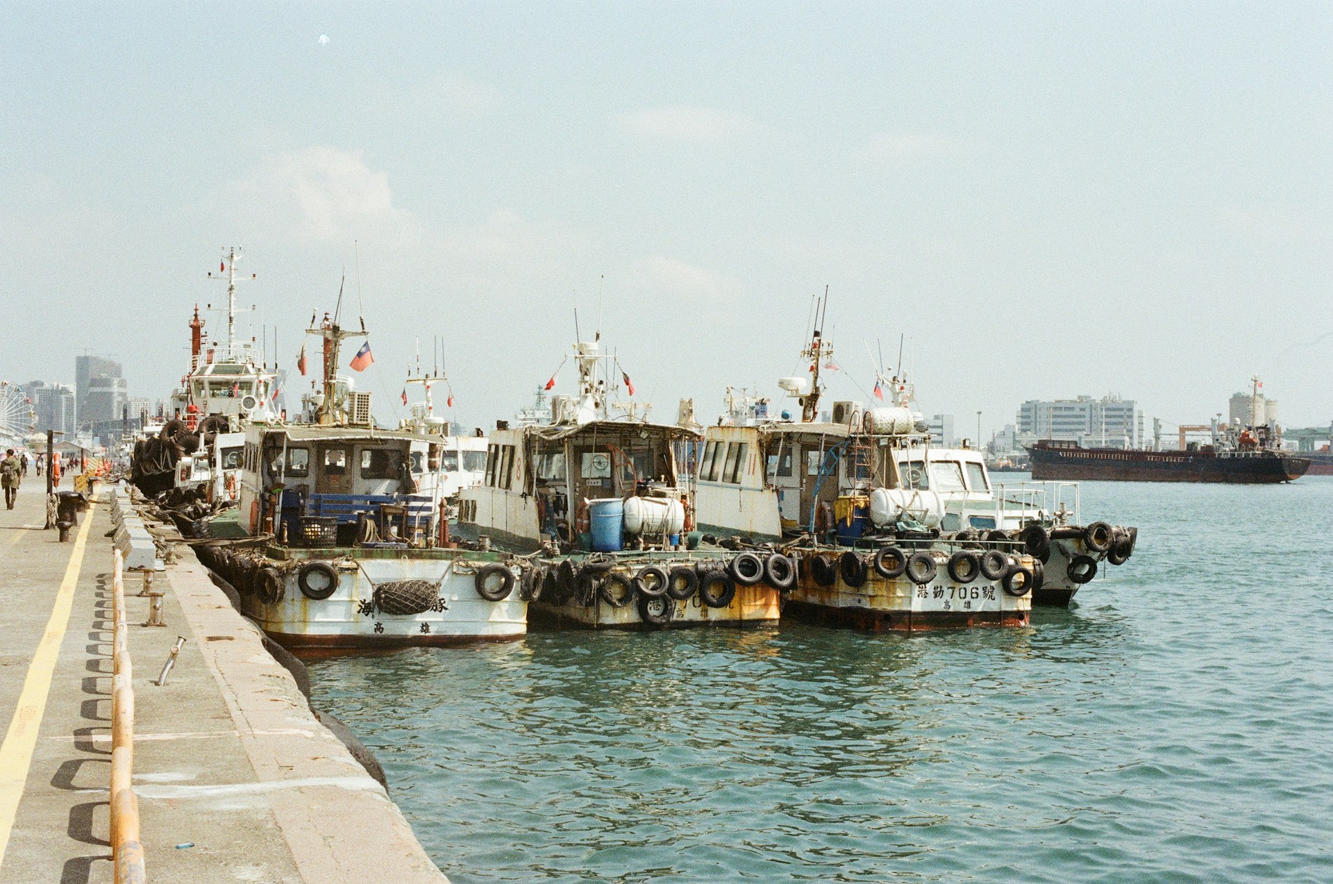 boat on dock during daytime