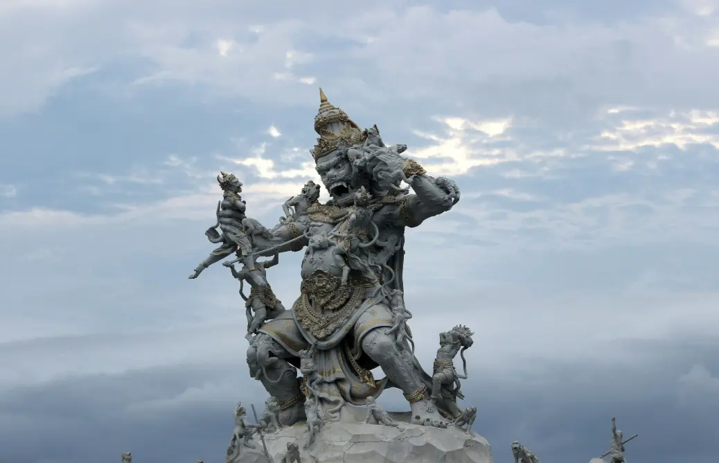 monkey deity statue